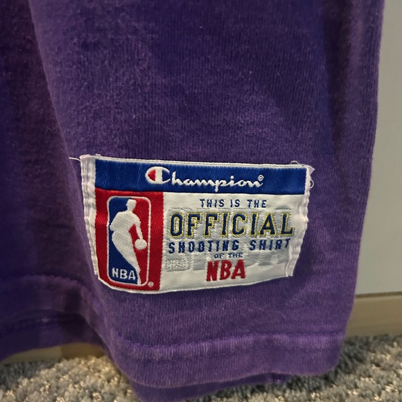 Vintage 90s Champion Toronto Raptors Basketball NBA Men’s Size L Purple T Shirt - Picture 5 of 7